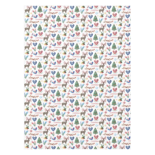 Scandinavische Scandinavische stijlpagina met kers Tafelkleed (Voorkant)