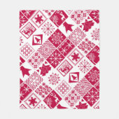 Scandinavische schil fleece deken (Voorkant)