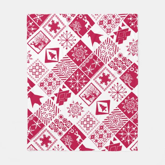 Scandinavische schil fleece deken (Voorkant)