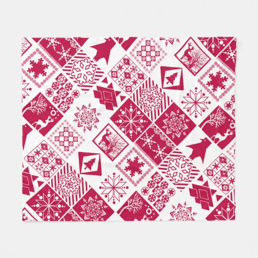 Scandinavische schil fleece deken (Voorkant (Horizontaal))