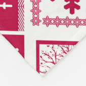 Scandinavische schil fleece deken (Hoek)