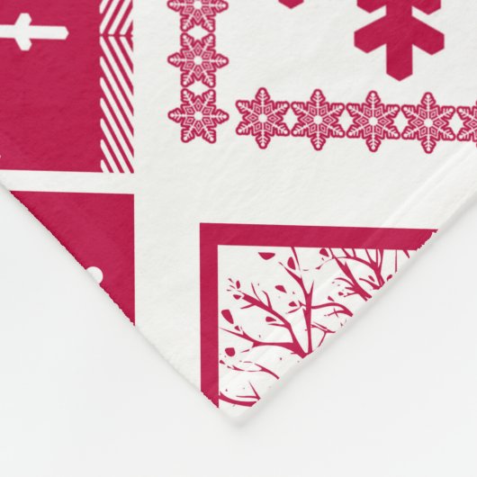 Scandinavische schil fleece deken (Hoek)