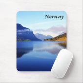 Scandinavische schoonheid, Noorwegen Muismat (Met muis)