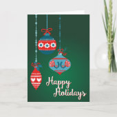 Scandinavische sierplanten Prettige feestdagen (Voorkant)