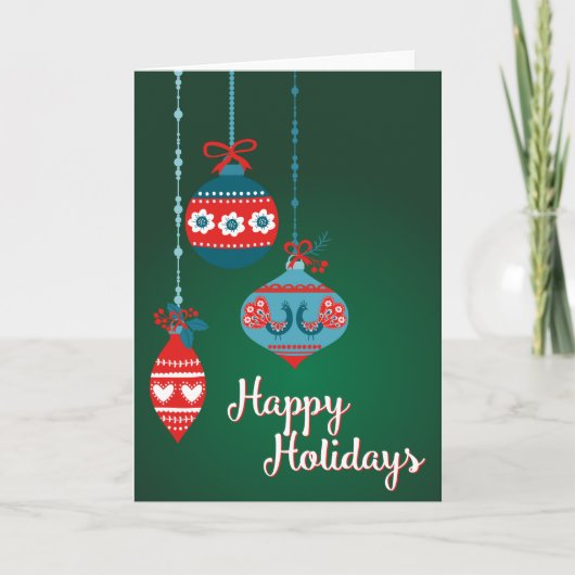 Scandinavische sierplanten Prettige feestdagen (Voorkant)