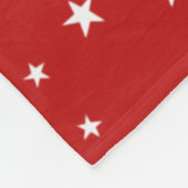 Scandinavische Sinterklaas Rood Groot Fleece Deken (Hoek)