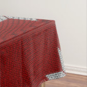 Scandinavische Snowflake Cross Stitch Table Cloth Tafelkleed (Voorbeeld)