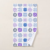 Scandinavische Snowflakes Bad Handdoek (Handdoek)