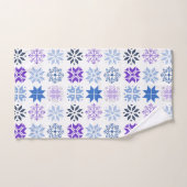 Scandinavische Snowflakes Bad Handdoek (Handdoek)