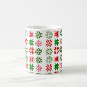 Scandinavische Snowflakes Koffiemok (Center)