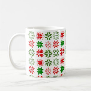 Scandinavische Snowflakes Koffiemok