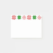 Scandinavische Snowflakes Post-it® Notes (Voorkant)