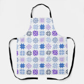 Scandinavische Snowflakes Schort (Voorkant)