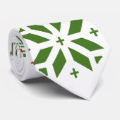 Scandinavische Snowflakes Stropdas (Opgerold)