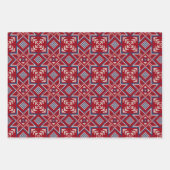 Scandinavische sportpatronen inpakpapier vel (Voorkant 3)