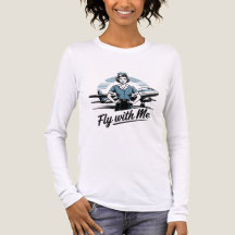 Scandinavische stewardess shirt met lange mouwen