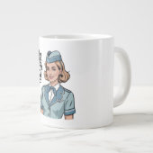 Scandinavische stewardess Speciale Mok (Voorkant rechts)