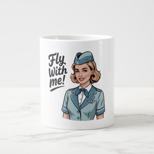Scandinavische stewardess Speciale Mok (Voorkant)