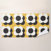 Scandinavische stijl, bloemenpatroon  badhanddoek (Badhanddoek)