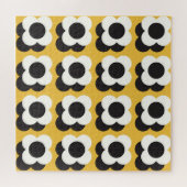 Scandinavische stijl, bloemenpatroon  legpuzzel (Horizontaal)