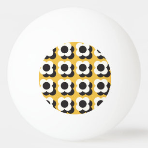 Scandinavische stijl, bloemenpatroon pingpongbal
