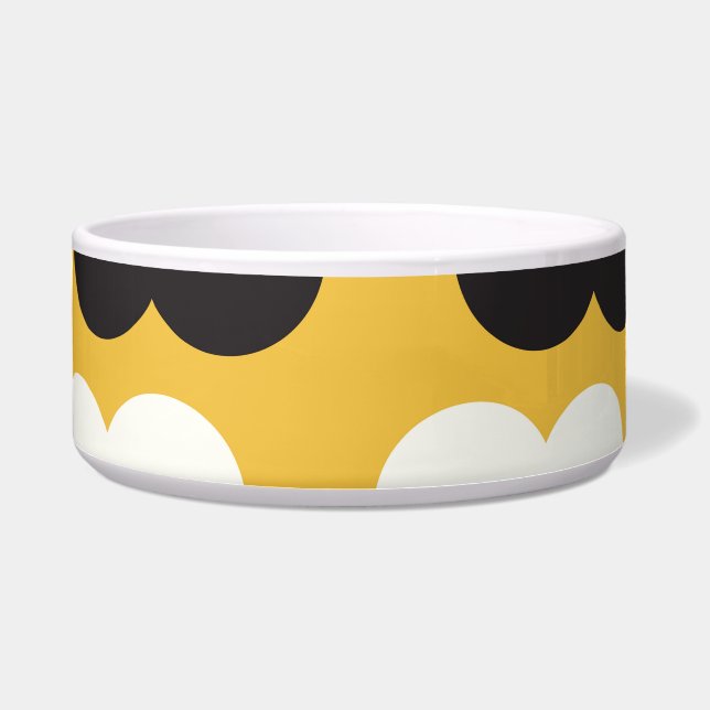 Scandinavische stijl, bloemenpatroon  voerbakje (Voorkant)