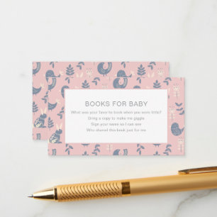Scandinavische stijl Folk Art Boeken voor Baby Informatiekaartje
