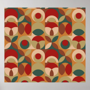 Scandinavische stijl geometrie minimale kunstwerk poster