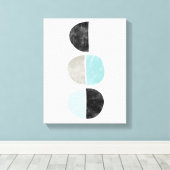 Scandinavische stijl geometrische canvas print (Insitu (Houten vloer))