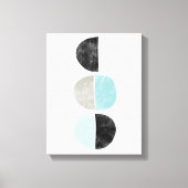 Scandinavische stijl geometrische canvas print (Voorkant)