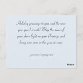 Scandinavische stijl Kerstspar tak Briefkaart (Achterkant)