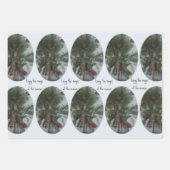 Scandinavische stijl Kerstspar tak Inpakpapier Vel (Voorkant 2)