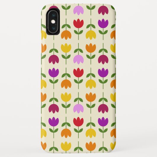 Scandinavische stijl Kleurrijk op CRM Bloempatroon Case-Mate iPhone Case (Achterkant)