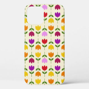 Scandinavische stijl Kleurrijk op CRM Bloempatroon Case-Mate iPhone Case