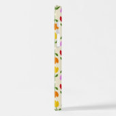 Scandinavische stijl Kleurrijk op CRM Bloempatroon iPhone Hoesje (Linkerkant)