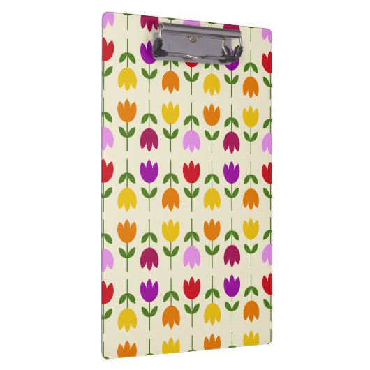 Scandinavische stijl Kleurrijk op CRM Bloempatroon Klembord (Rechts)