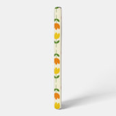 Scandinavische stijl Kleurrijk op CRM Bloempatroon Samsung Galaxy Hoesje (Linkerkant)