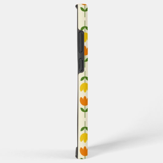 Scandinavische stijl Kleurrijk op CRM Bloempatroon Samsung Galaxy Hoesje (Rechterkant)