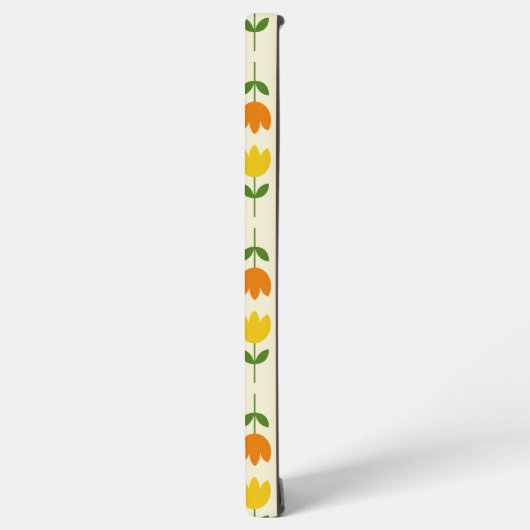 Scandinavische stijl Kleurrijk op CRM Bloempatroon Samsung Galaxy Hoesje (Linkerkant)