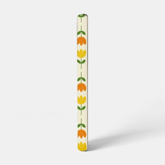 Scandinavische stijl Kleurrijk op CRM Bloempatroon Samsung Galaxy Hoesje (Linkerkant)