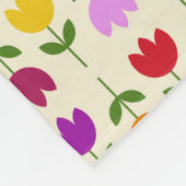 Scandinavische Stijl Kol op CRM Bloem RPT Patroon Fleece Deken (Hoek)