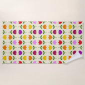 Scandinavische Stijl Kol op CRM Bloem RPT Patroon Strandlaken (Voorkant)