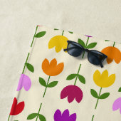 Scandinavische Stijl Kol op CRM Bloem RPT Patroon Strandlaken (In situ)