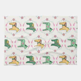 Scandinavische stijl kunst keukenhanddoek Dalas