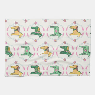 Scandinavische stijl kunst keukenhanddoek Dalas
