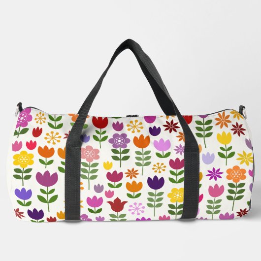 Scandinavische stijl LG bloemen patroon Plunjezak (Voorkant)