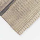 Scandinavische stijl licht hout & witte pijlen fleece deken (Hoek)