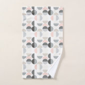 Scandinavische stijl Semi-Circle Pattern Bad Handdoek (Handdoek)