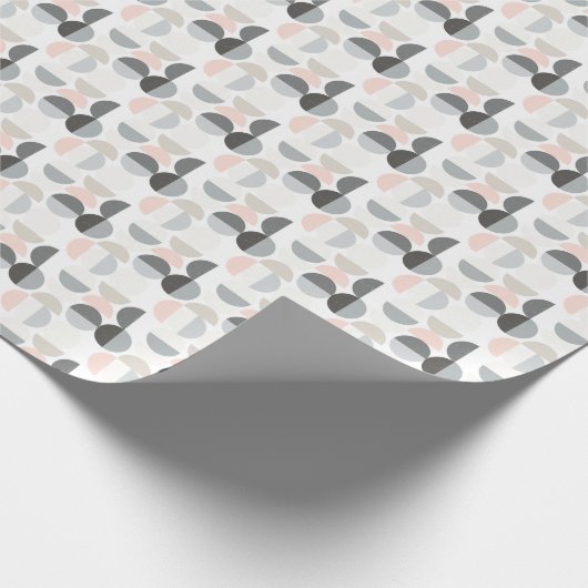 Scandinavische stijl Semi-Circle Pattern Cadeaupapier (Hoek)