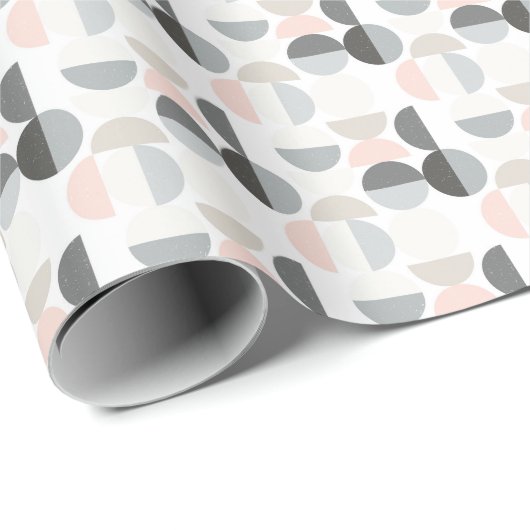 Scandinavische stijl Semi-Circle Pattern Cadeaupapier (Rol Hoek)